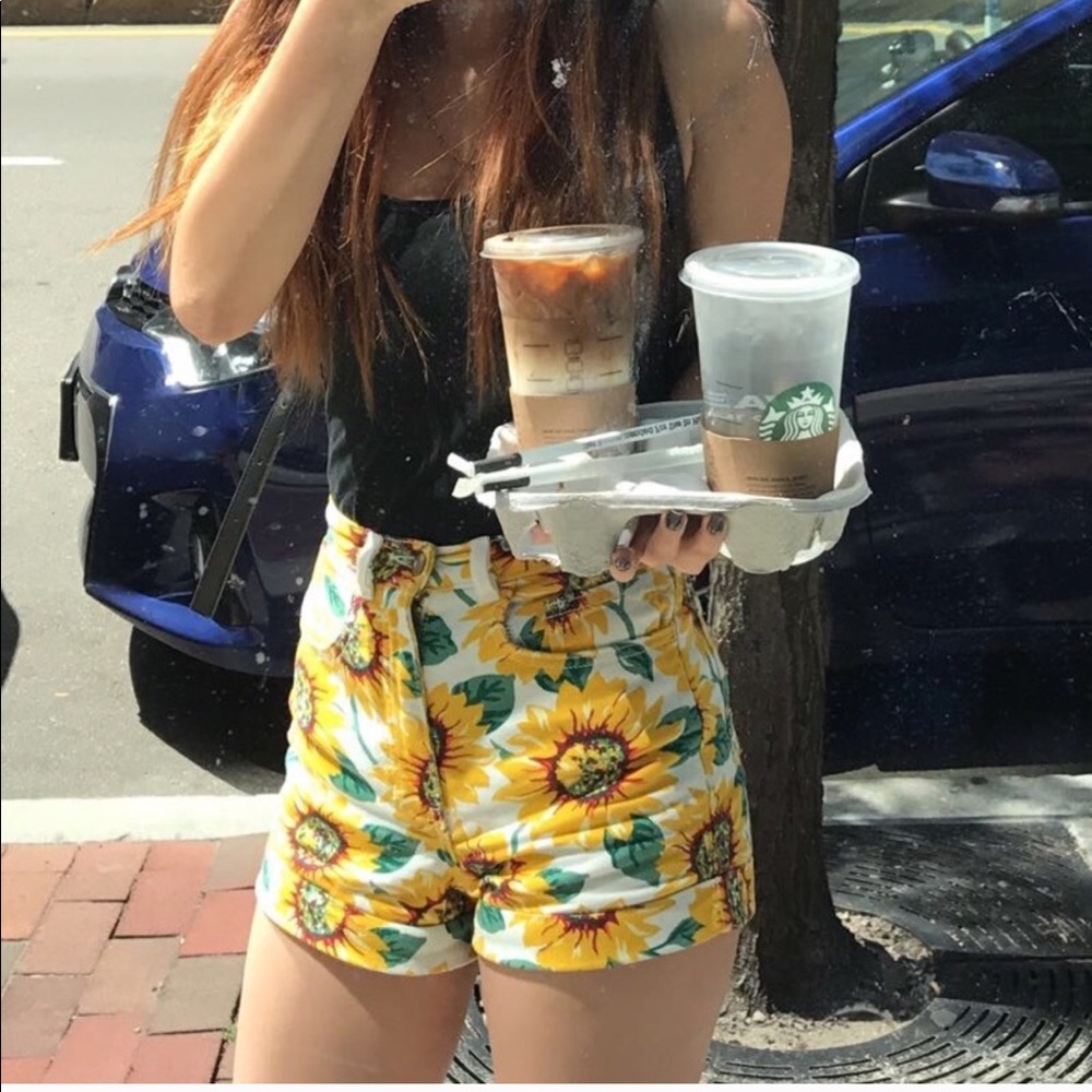 American Apparel High Waisted Shorts